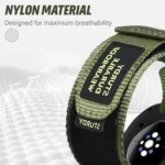 Two Sections Nylon Hook And Loop Fastener Watch Band - Image 4