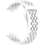 Mesh Silver Reverse Steel Buckle Silicone Watch Band - Image 7