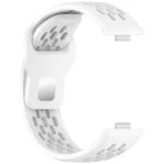 Mesh Silver Reverse Steel Buckle Silicone Watch Band - Image 8