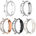 Single Row Diamond Half Coverage Hollow PC Watch Protective Cover - Image 4