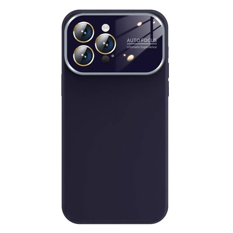 Kalebol Large Windows Frosted Liquid Silicone Phone Case, For iPhone 16 Pro Max
