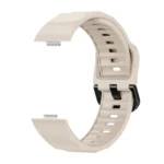 Wave Black Buckle Silicone Watch Band - Image 7