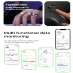 R100 SIZE 12 Smart Ring, Support Heart Rate / Blood Oxygen / Sleep Monitoring / Remote Photography - Image 5
