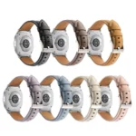 Stitched Genuine Leather Watch Band - Image 3