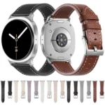 Double Sided Lychee Texture Leather Watch Band - Image 2