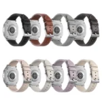 Double Sided Lychee Texture Leather Watch Band - Image 3