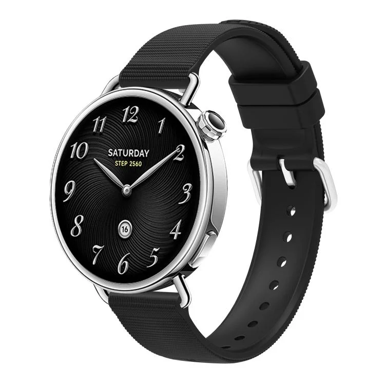 Solid Color Textured Silicone Watch Band