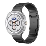 Integrated Three Beads Tortoise Buckle Metal Watch Band