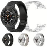 Integrated Three Beads Metal Titanium Watch Band - Image 2