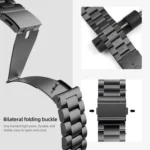 Integrated Three Beads Metal Titanium Watch Band - Image 6