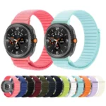 Same Color Wave Texture Braided Nylon Loop Watch Band - Image 2