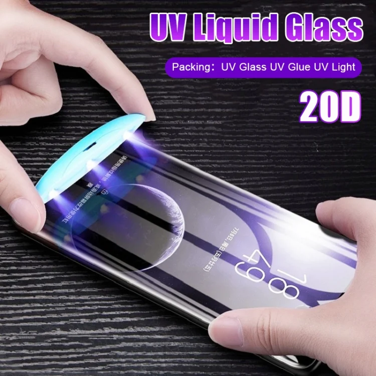 UV Liquid Curved Full Glue Full Screen Tempered Glass