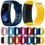 Silicone Wrist Strap Watch Band for Samsung Gear Fit2 SM-R360 - Image 2