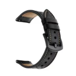 For Apply Samsung Galaxy Watch Active 22mm Leather Eyelet Sport Strap - Image 5