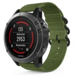 For Jiamin Fenix5, 22MM Three-ring Nylon Watchband
