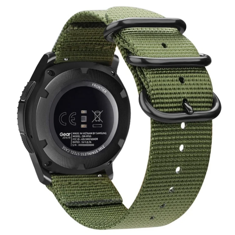 SYA00690901A_1.webp For Samsung Galaxy Watch Active 22mm / S3 Nylon Three-ring Strap - Image 6