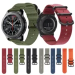 For Samsung Galaxy Watch Active 22mm / S3 Nylon Three-ring Strap - Image 5