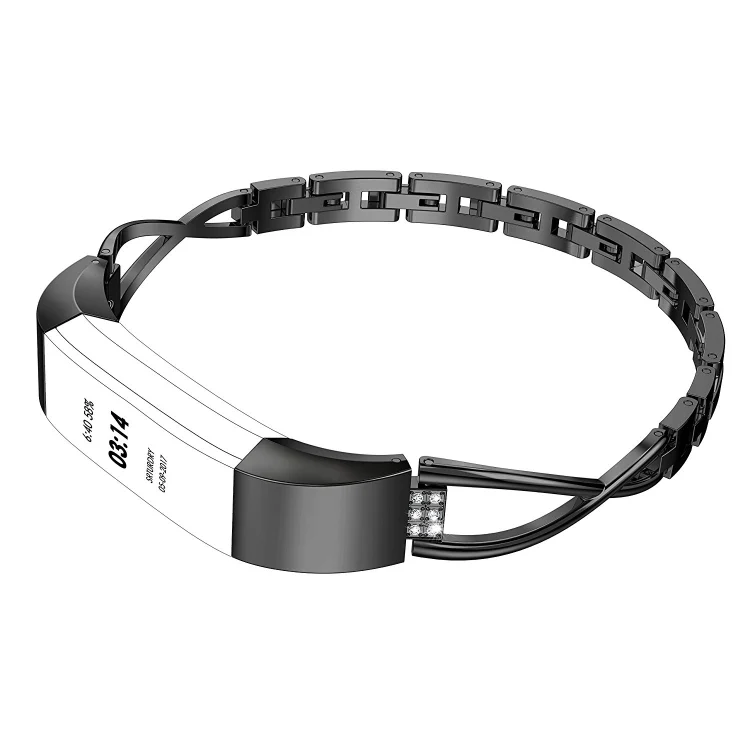 SYA00720101A_2.webp For Fitbit Alta smart watch X-shaped metal strap - Image 3