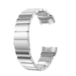 Three Beads Slingshot Buckle Solid Stainless Steel Wrist Strap Watch Band for Fitbit Charge 4 - Image 3