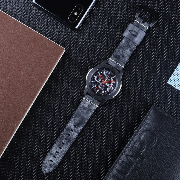 SYA00963101A_3.webp 22mm Leather strap For Huawei Watch GT2e / GT2 46mm - Image 5