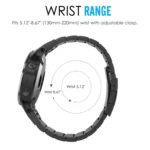 22mm For Huawei Watch GT2e GT2 46mm A Stainless Steel Strap with Turtle Back Buckle - Image 3