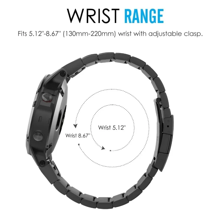 SYA00964201A_2.webp 22mm For Huawei Watch GT2e GT2 46mm A Stainless Steel Strap with Turtle Back Buckle - Image 3