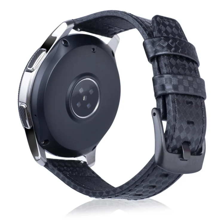 SYA00966101A_1.webp 22mm For Huawei Watch GT2e GT2 46mm Carbon fiber leather strap - Image 3