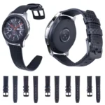22mm For Huawei Watch GT2e GT2 46mm Carbon fiber leather strap - Image 2