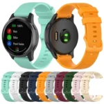 For Garmin Vivoactive 4 22mm Silicone Strap - Image 2