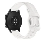 20mm For  Huawei Watch GT2 42mm / Galaxy Watch Active 2 / Huami GTS/GTR 42MM Silicone Strap with Japanese Buckle - Image 3
