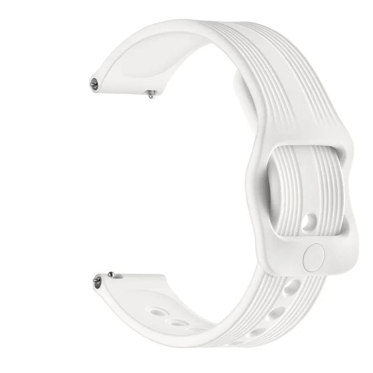 SYA00967701A_2.webp 20mm For  Huawei Watch GT2 42mm / Galaxy Watch Active 2 / Huami GTS/GTR 42MM Silicone Strap with Japanese Buckle - Image 4