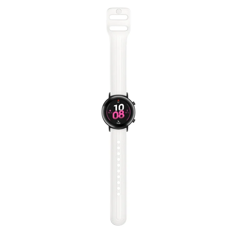 SYA00967701A_4.webp 20mm For  Huawei Watch GT2 42mm / Galaxy Watch Active 2 / Huami GTS/GTR 42MM Silicone Strap with Japanese Buckle - Image 6