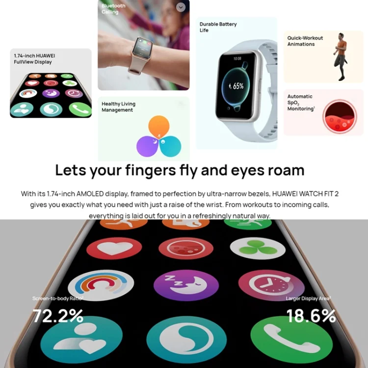 TBD0142586201_B2.webp Original Huawei WATCH FIT 2 Smart Sports Watch - Image 3