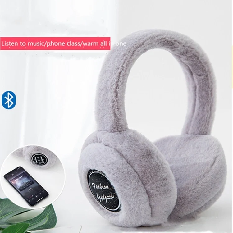 TBD0167080601B_2.webp Bluetooth Earmuffs Winter Plush Windproof Men And Women Ear Cover - Image 3