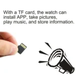 A1 1.54 inch IPS Screen Bluetooth Smart Watch Support Call Music Photography TF Card - Image 6