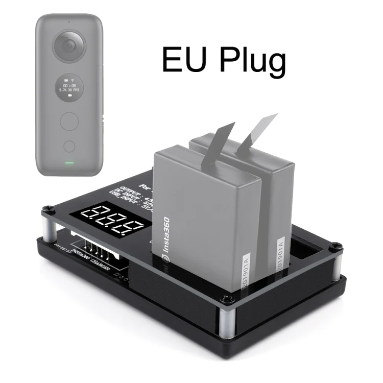 Micro USB 3 PCS Battery Charger for Insta360 ONE X Panoramic Camera