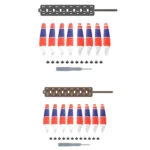 Sunnylife MM3-SN443 For Mini 3 Pro Propeller Blades + Silicone Folding Storage Bag - Image 2