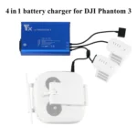 4 in 1 Parallel Power Hub Intelligent Battery Controller Charger for DJI Phantom 3 Standard SE FPV Drone - Image 7