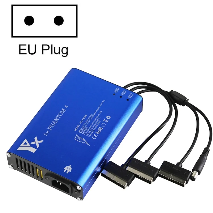 For DJI Phantom 4 Pro Advanced+ Charger 4 in 1 Hub Intelligent Battery Controller Charger