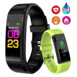 ID115 Plus Smart Bracelet Fitness Heart Rate Monitor Blood Pressure Pedometer Health Running Sports SmartWatch for IOS Android - Image 2