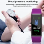 ID115 Plus Smart Bracelet Fitness Heart Rate Monitor Blood Pressure Pedometer Health Running Sports SmartWatch for IOS Android - Image 3