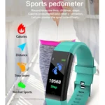 ID115 Plus Smart Bracelet Fitness Heart Rate Monitor Blood Pressure Pedometer Health Running Sports SmartWatch for IOS Android - Image 4