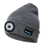 Outdoor Night Running Night Fishing LED Light Illumination Bluetooth 5.0 Knitted Hat - Image 7