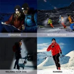 Outdoor Night Running Night Fishing LED Light Illumination Bluetooth 5.0 Knitted Hat - Image 6