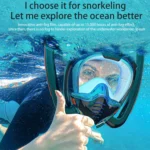 Snorkeling Mask Double Tube Silicone Full Dry Diving Mask Adult Swimming Mask Diving Goggles - Image 16