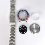 For ETA2836/Pearl 3804 Movement 867 GMT Watch Accessories 40MM Stainless Steel Case