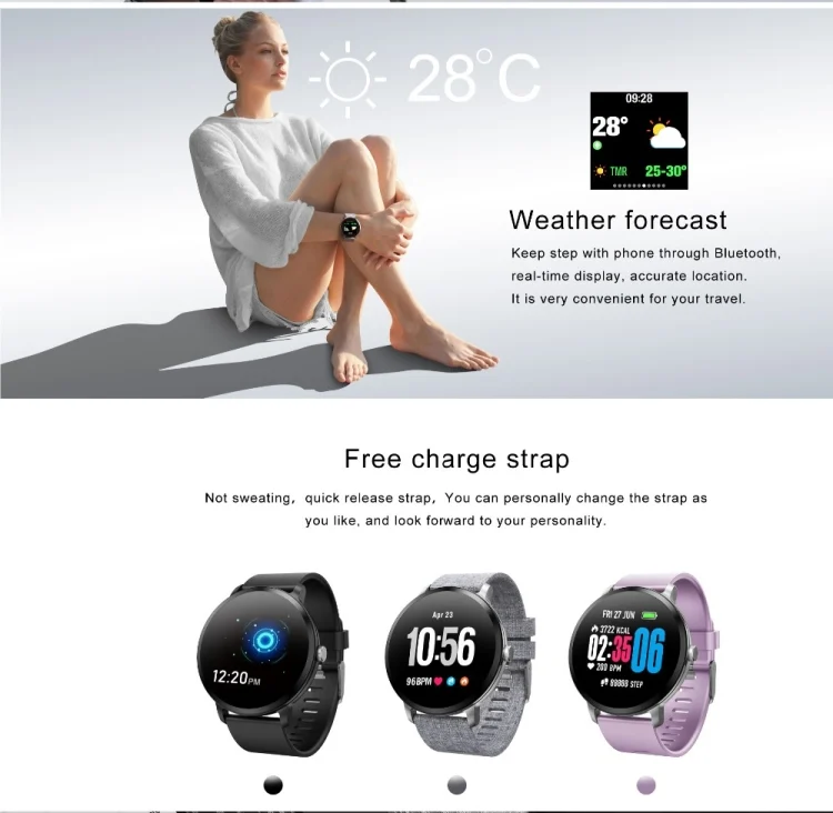 TBD057127601C_12.webp V11 Smartwatch Real-time Heart Rate Blood Pressure Monitor Multi-sport mode Breathing Light Smart Watch for Android IOS Phone - Image 13