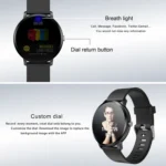V11 Smartwatch Real-time Heart Rate Blood Pressure Monitor Multi-sport mode Breathing Light Smart Watch for Android IOS Phone - Image 5
