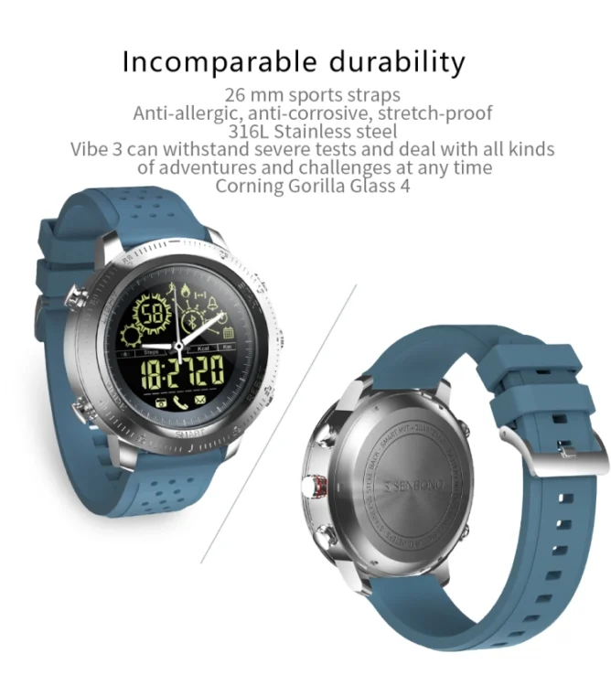 TBD057152601A_11.webp NX02 Sport Smartwatch IP67 Waterproof Support Tracker Calories Pedometer Smartwatch Stopwatch Call SMS Reminder - Image 12