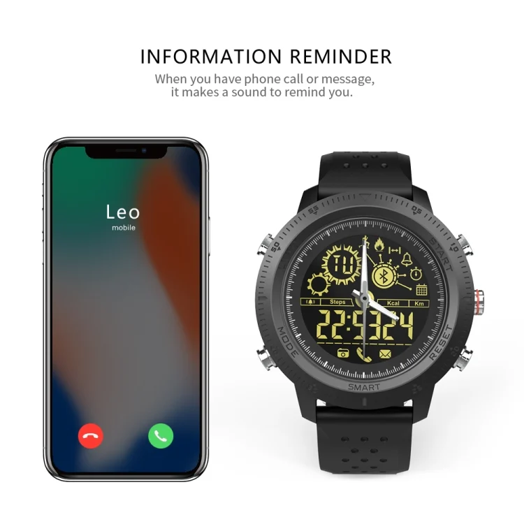 TBD057152601A_8.webp NX02 Sport Smartwatch IP67 Waterproof Support Tracker Calories Pedometer Smartwatch Stopwatch Call SMS Reminder - Image 9